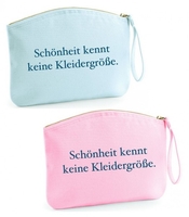 Kosmetiktasche - Schönheit kennt keine Kleidergröße