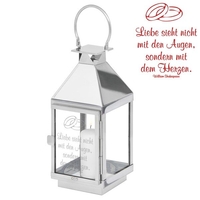 Laterne - Ringe mit Spruch