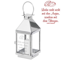 Laterne - Ringe mit Spruch