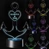 LED Deko Anker mit Personalisierung