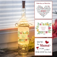 LED Flasche - Muttertag