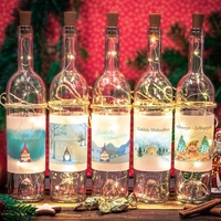 LED Flasche - Weihnachten