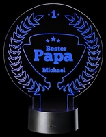 LED-Leuchte für Papa mit Personalisierung