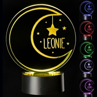 LED Mond mit Personalisierung