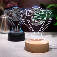 LED-Pokal für den Besten...