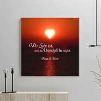 Leinwand - Wo Liebe ist...