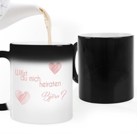 Magic Tasse - Willst du mich heiraten mit Wunschname