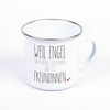 Metalltasse - Engel - Freundinnen