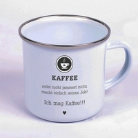 Metalltasse - Kaffee