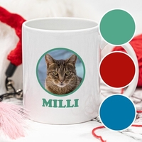 Personalisierbare Tasse mit Tierportrait - Katze