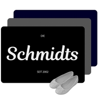 Personalisierte Fußmatte mit Familiennamen