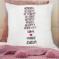 Personalisiertes Kissen zur Hochzeit