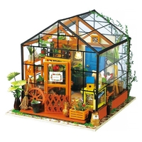 Robotime Puppenhaus DIY - Blumenhaus mit LED-Licht