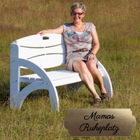 Rustikale Bank - Mamas Ruheplatz