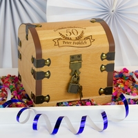 Schatztruhe zum Geburtstag mit Personalisierung