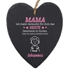 Schieferherz - Das beste Geschenk für Mama