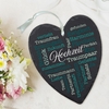 Schieferherz - Herz aus Worten - Hochzeit