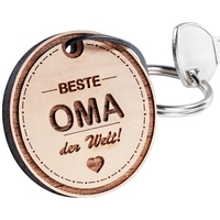 Schlüsselanhänger - rund beste Oma
