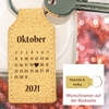 Schlüsselanhänger aus Kork - Schönster Tag