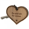 Schlüsselanhänger Herz mit Gravur