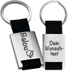 Schlüsselanhänger Hund / Katze mit Name