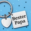 Schlüsselanhänger mit Herz - Bester Papa
