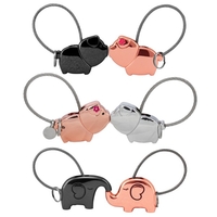 Schlüsselanhänger Schwein und Elefant