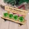 Schnapsbank mit Weihnachtsmotiv