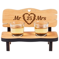 Schnapsbank zum Hochzeitstag - Mr & Mrs