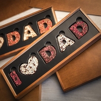 Schokolade für Papa mit Personalisierung