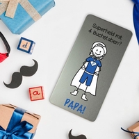 Schokoladenbox - Superheld mit 4 Buchstaben - PAPA