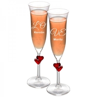 Sektglas Set - Love