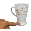 Selbstumrührender Becher Koffein Molekül