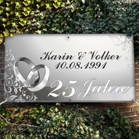 Silberhochzeitsbanner