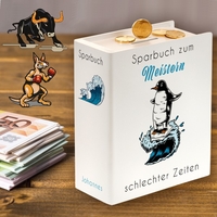 Sparbuch zum Meistern schlechter Zeiten