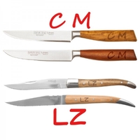 Steakmesser mit Initialen-Gravur