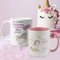 Tasse - die schönsten Einhörner mit Personalisierung