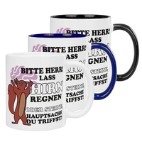 Tasse - Herr,  lass Hirn regnen