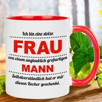 Tasse - Stolze Frau