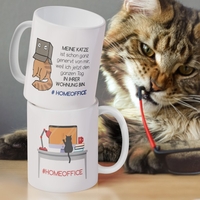 Tasse HOMEOFFICE - Meine Katze im Büro