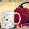 Tasse mit zwei Wunschnamen