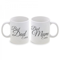 Tassen Set - Best Mum / Best Dad
