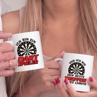 Tassen Set - Ich bin ein Dartspieler