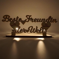 Teelichthalter - Beste Freundin