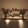 Teelichthalter - Beste Schwester