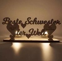 Teelichthalter - Beste Schwester