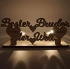 Teelichthalter - Bester Bruder