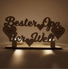 Teelichthalter - Bester Opa