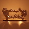 Teelichthalter - Bester Papa