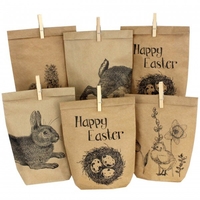 Tischdekoration bedrucktes Tütenset - Ostern